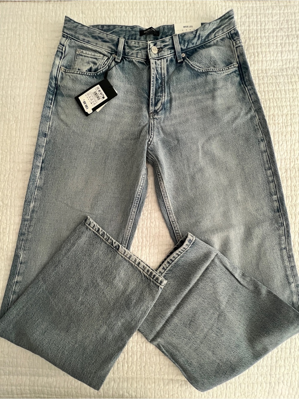Massimo Dutti Mid Rise Wide Leg Women’s Denim